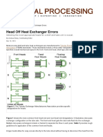 Head Off Heat Exchanger