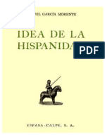 Idea de La Hispanidad - Manuel García Morente