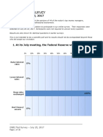 CNBC Fed Survey, July 25, 2017