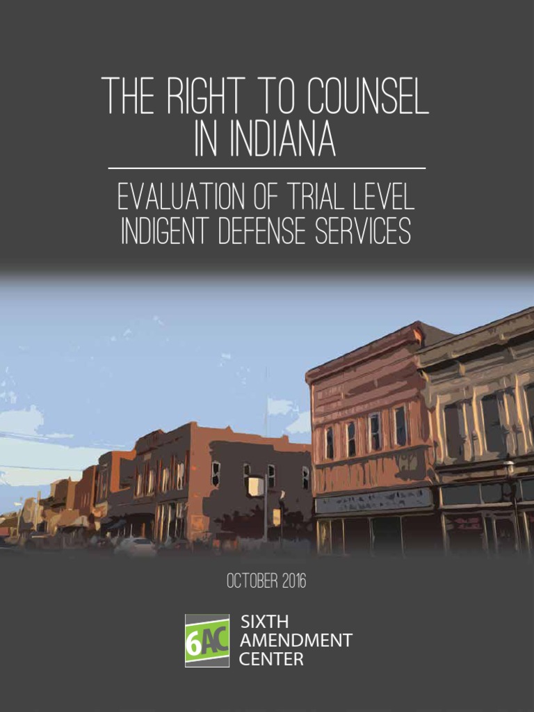 6th Amendment Center Report | PDF | Sixth Amendment To The United ...