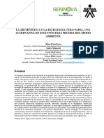 La Archivística y La Estrategia Cero Papel, Una Alternativa de Solución para Mejora Del Medio Ambiente