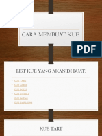 Cara Membuat Kue