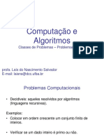 Computação e Algoritmos: Classes de Problemas - Problemas P e NP