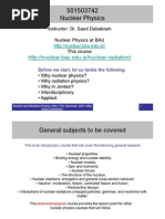 Download Nuclear Physics Intro by Saed Dababneh SN35470178 doc pdf