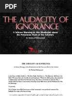 Download The Audacity of Ignorance - A Warning to Abu Khadeejah By Shadeed Muhammad by Abu Bilaal SN354705267 doc pdf