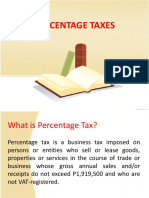 PERCENTAGE - TAXES - PPT Filename - UTF-8''PERCENTAGE TAXES