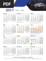 Calendar 2017