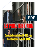 Ley Penal Tributaria DL 813 y Su Modificatoria DL 1114