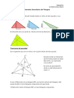 Elementos Secundarios Del Triangulo