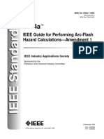 IEEE STD 1584A 2004 Guide For Performing Arc Flash Hazard Calculations Amendment 1 PDF