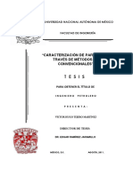 Caracterización de parafinas a través de métodos no convencionales