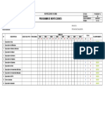 Modelo Cronograma de Inspecciones