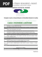 Prova 019 Eng Agronomo
