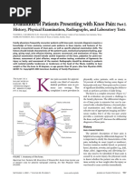 Knee Pain H and P PDF