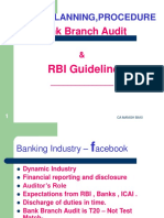 RBI Bank Branch Audit Planning Guide