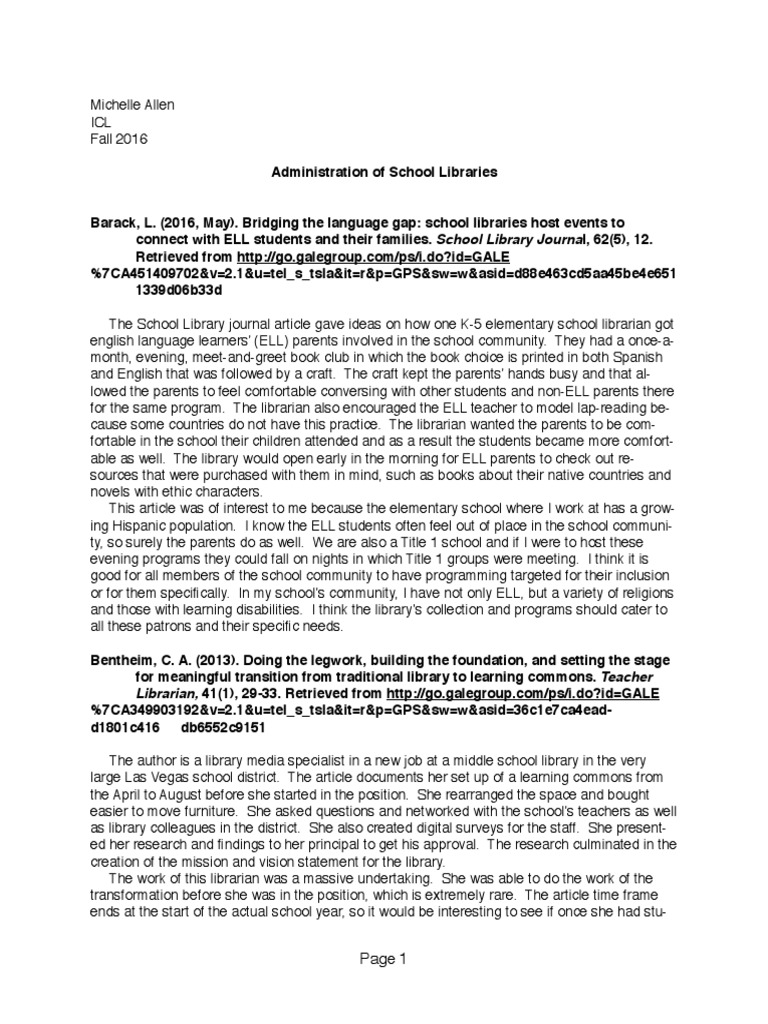 Administration of The School Library | PDF | School Library | Librarian