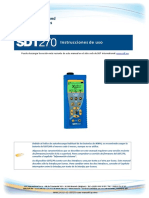 Manual de SDT270 en Español