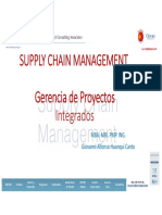 SUPPLY CHAIN MANAGEMENT Gerencia de Proyectos Integrales Giovanni Alfonso Huanqui Canto Oxford Group