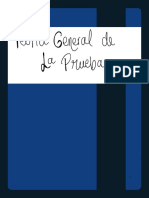 Teoría General de la Prueba