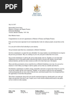 Mandate Letter: British Columbia Ministry of Finance