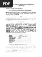 Download Deed of Sale of Motor Vehicle With Assumption of Mortgage 1 by Prime Antonio Ramos SN354726213 doc pdf
