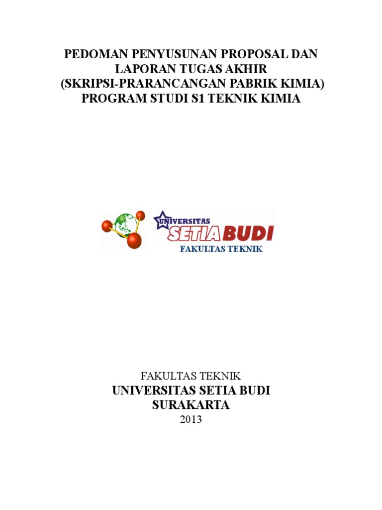 Panduan Proposal Tugas Akhir Teknik Kimia | PDF | Seni | Komputer