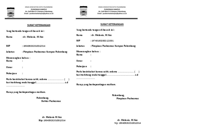 Surat Keterangan Sakitdocx