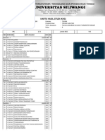 Kartu Hasil Studi (KHS) : Cek Kode MK Mata Kuliah Sks Nil