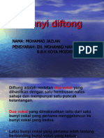 Bunyi Diftong