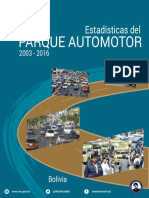 Estadísticas Del Parque Automotor Del 2003 Al 2016