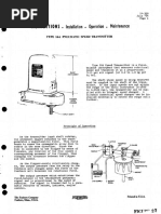 16a Pneumatic Speed Transmitter