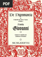 De Nigromancia - Grimorio Giovanni