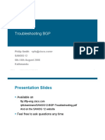 SANOG12 Pfs BGP Troubleshooting