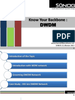 SANOG23 Know Your Backbone DWDM