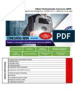 Edital Verticalizado Agente Inteligencia Abin