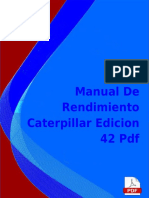 Manual de Rendimiento Caterpillar Edicion 42 PDF