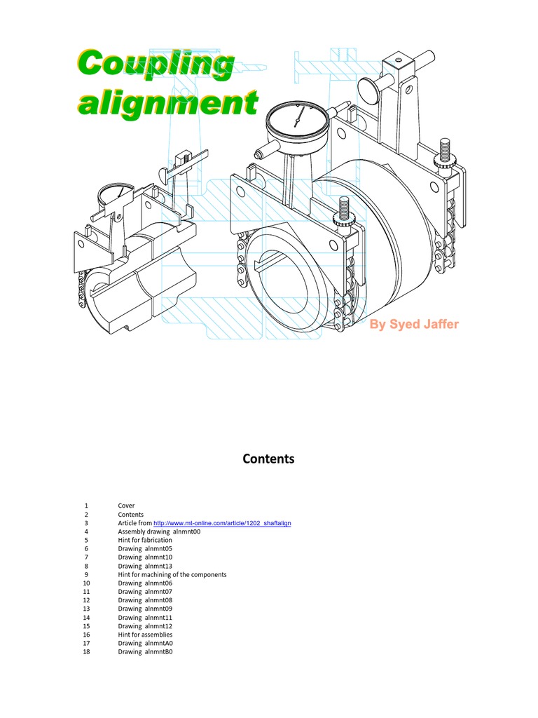 Shaft Alignment Techniques and Tolerances | PDF | Bearing (Mechanical ...