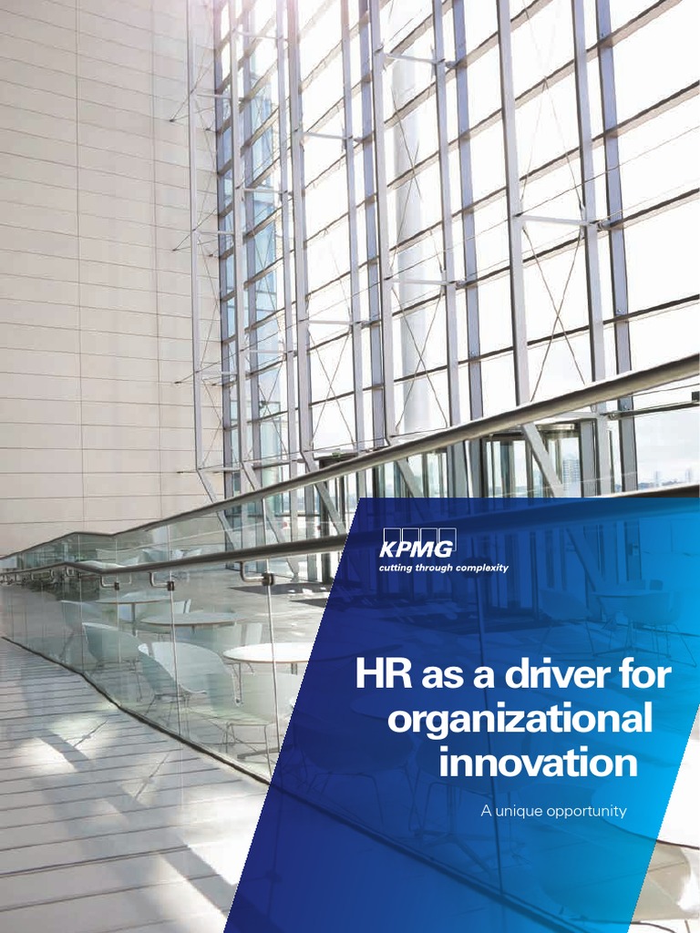 KPMG - HR Driver Organizational Innovation PDF | PDF | Innovation ...