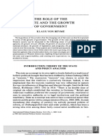 The Role of The State Growth of Government PDF