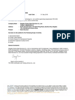 Fulima Steel Structure/TUV-SUD Certificate Report