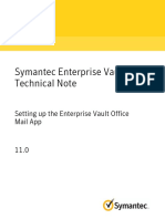 Setting Up The Enterprise Vault Office Mail App 11.0