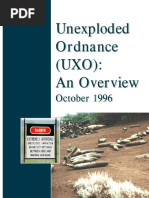 Unexploded Ordnance (UXO) An Overview