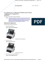 HP Support Document: Figure 1: Open The Print Cartridge Door