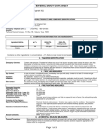 Material Safety Data Sheet: 1. Chemical Product and Company Identification