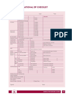 B14 Pre-Operational DP Checklist