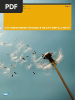 SAP Enhancement Package 8 For SAP ERP 6.0 ABAP: Document Version: 1.0 - 2016-01-20