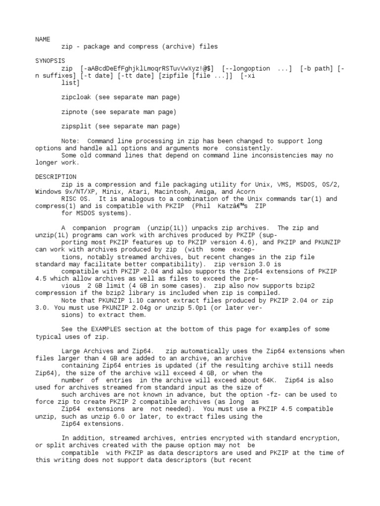 Gip | PDF | Zip (File Format) | Computer Data