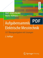 Aufgabensammlung Elektrische Messtechnik: Wolf-Jürgen Becker Walter Hofmann