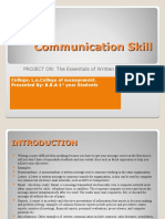 Communication Skill