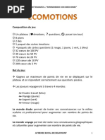 Règles du jeu Ecomotions